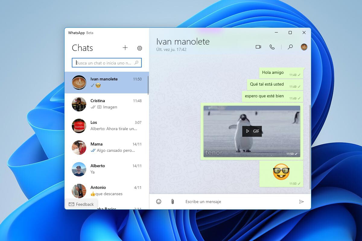 WhatsApp incluye chats archivados a versión beta para Windows