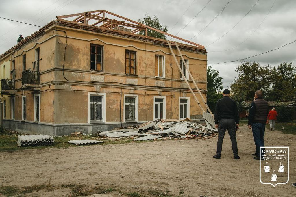 Сергій Кривошеєнко: У Сумах після обстрілів відбудували 30 будинків, ще 13 відновлюються