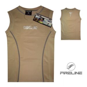 Compress Vest Beige Silve-XXL