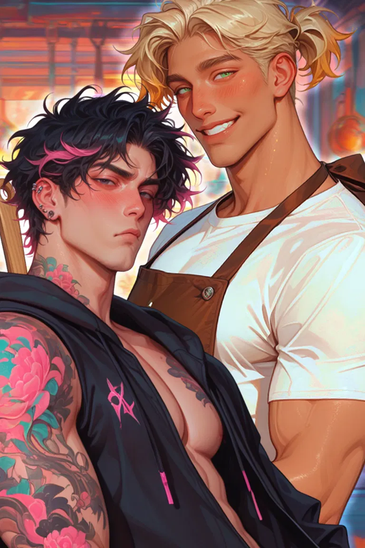 Elliot and Shane BFFS card