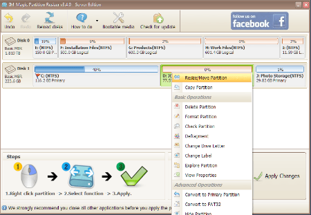 IM-Magic Partition Resizer 6.4.0 Multilingual