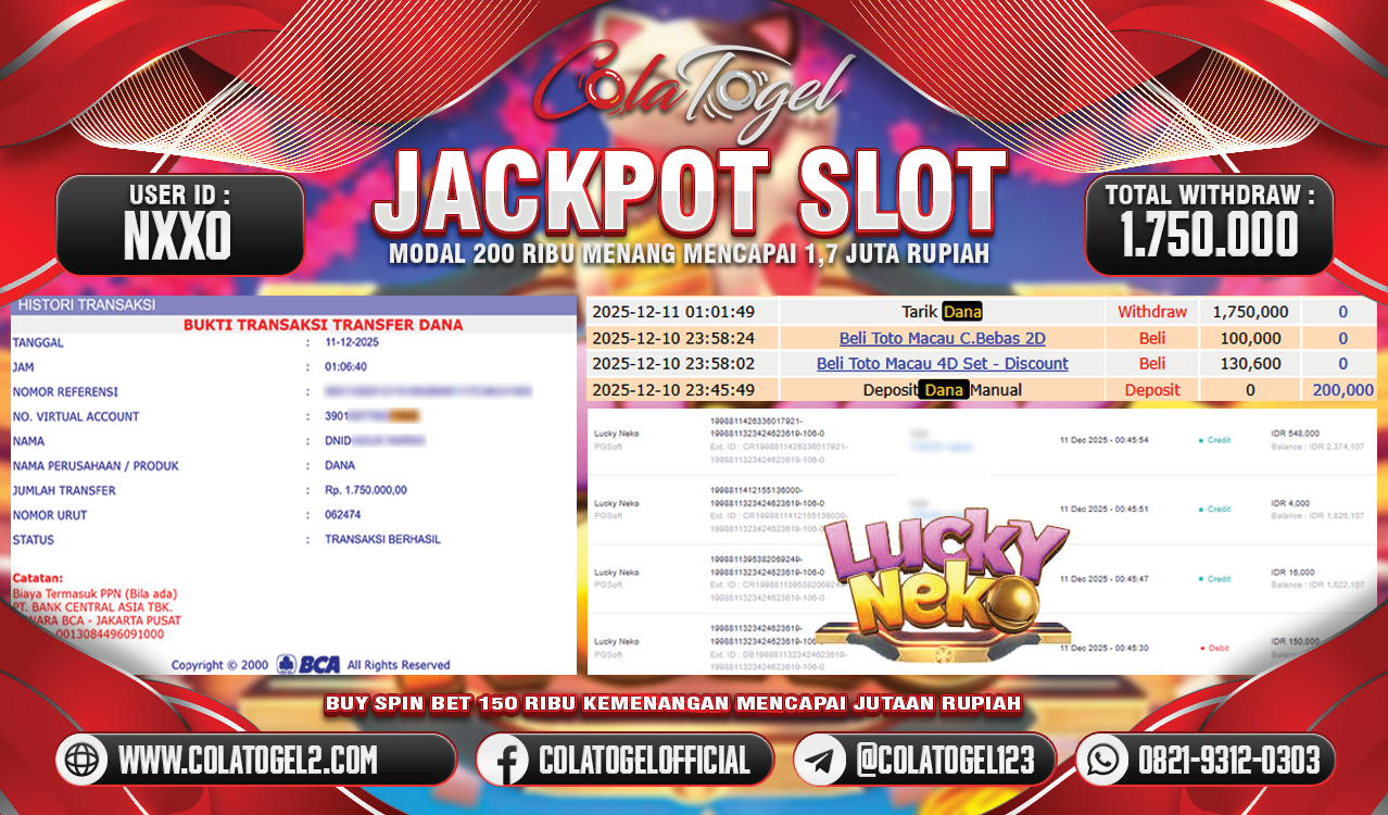 JACKPOT SLOT GACOR!!