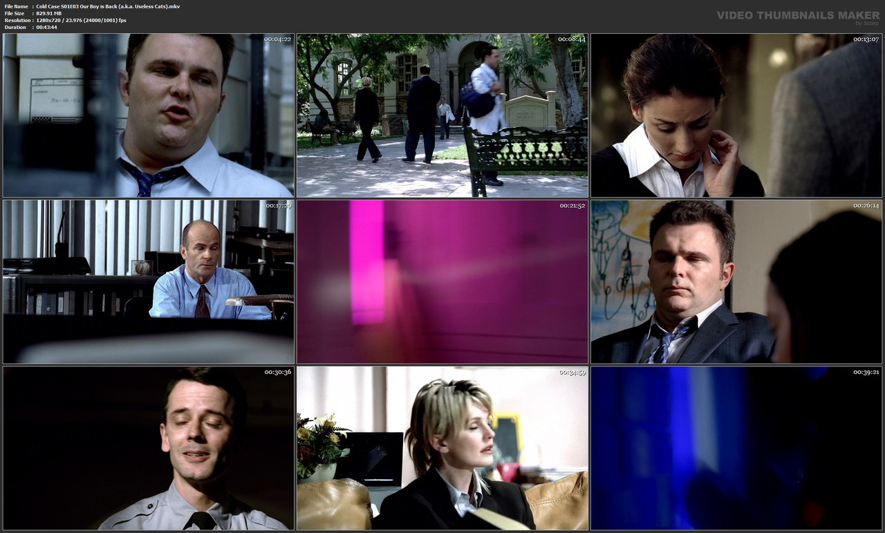 Cold Case S01E03 Our Boy is Back (a.k.a. Useless Cats).mkv