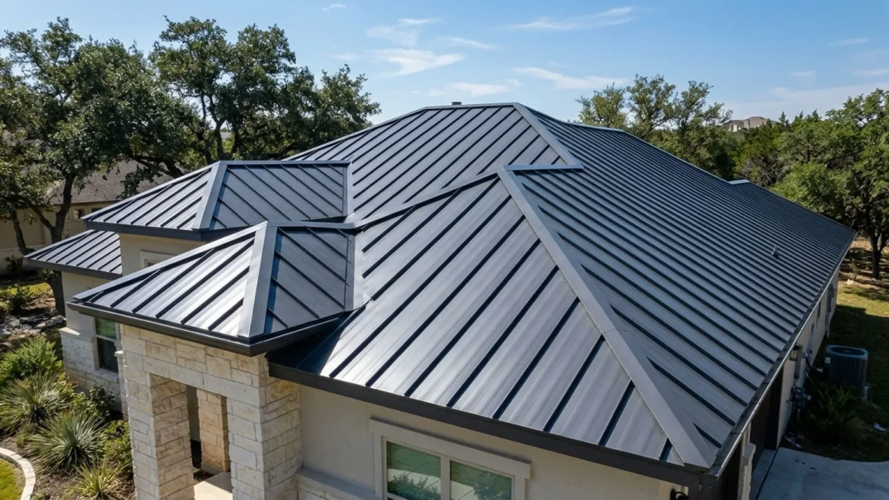 Standing seam metal roof lifespan and leak resistance in San Antonio Texas