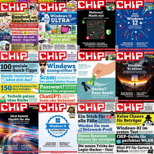 Cover: Chip Computermagazine komplett Jahrgang 2023