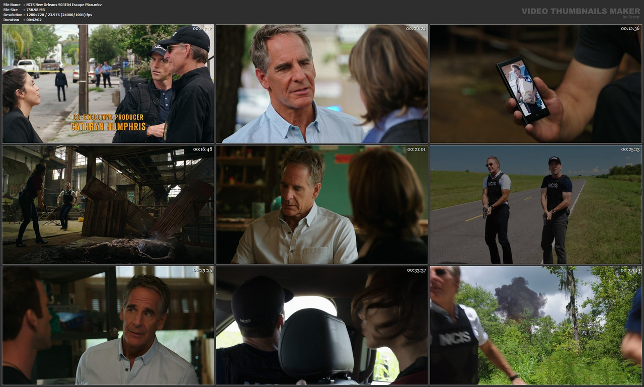 NCIS New Orleans S03E04 Escape Plan.mkv