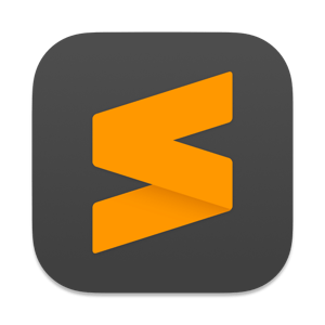 Sublime Text 4.0 Build 4166 macOS