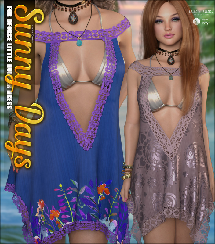 Sunny Days for dForce The Little Number Dress G8F Sunny Days for dForce The Little Number Dress G8F