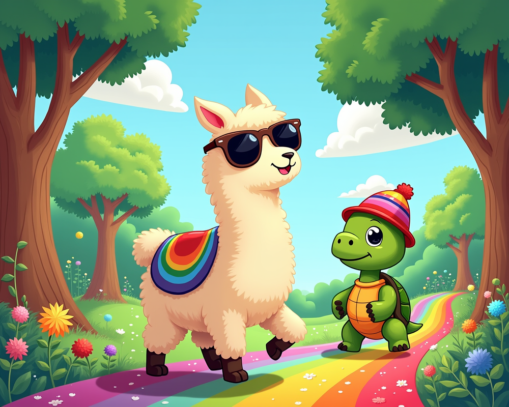 Paka and the Rainbow Jellybean Forest