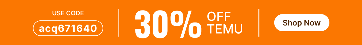 30% OFF 
TEMU