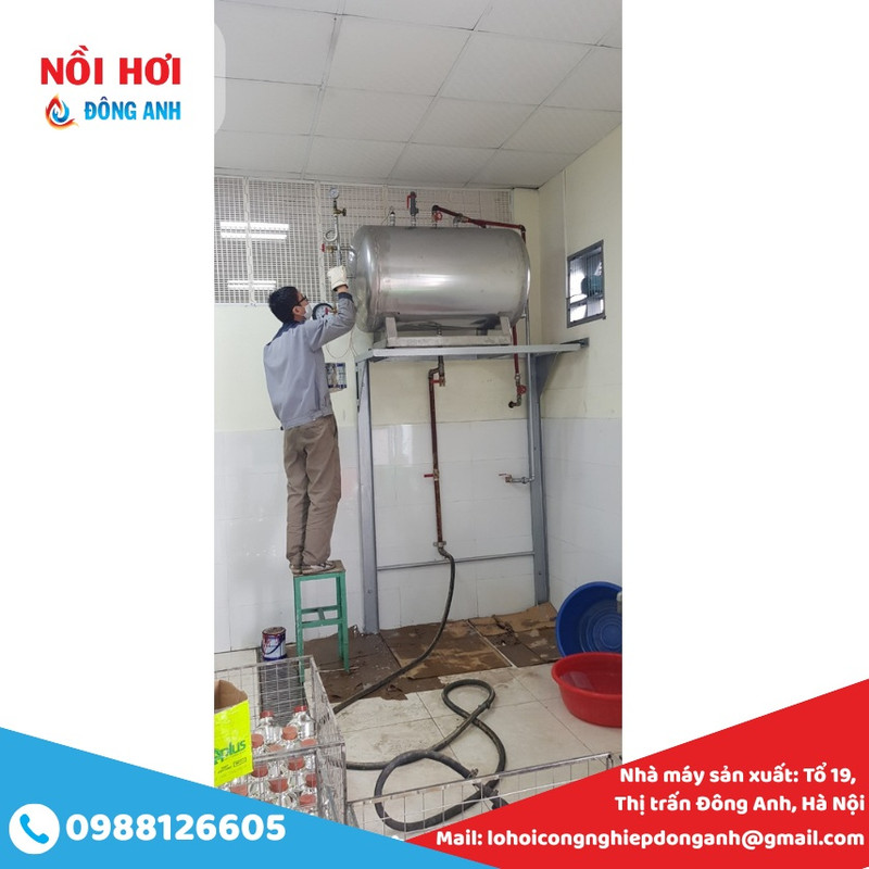 tank đun nước nóng bằng hơi