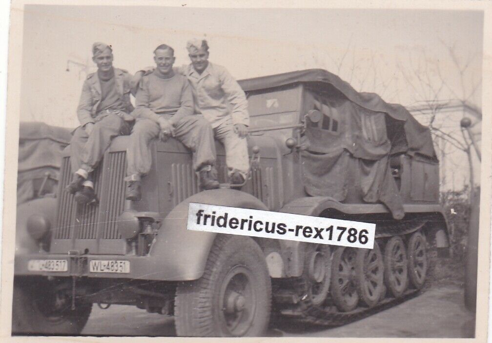 Foto schwerer Zugkraftwagen 12 t Sd.Kfz. 8 Südfront Luftwaffen 1