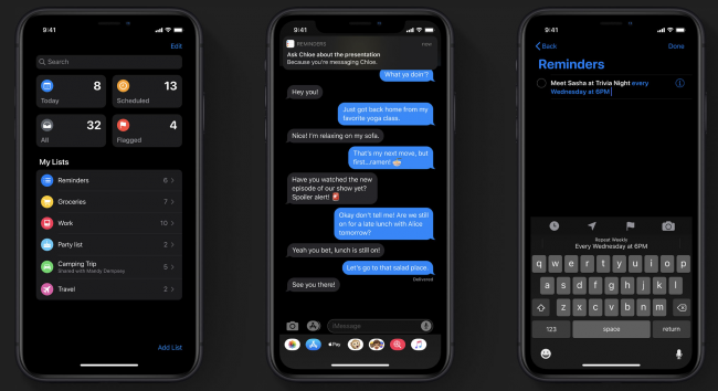 dark mode ios 13