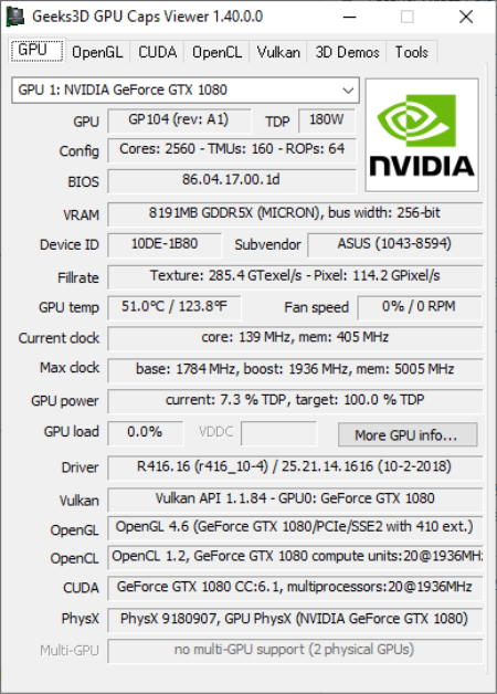 GPU Caps Viewer 1.46.0.0
