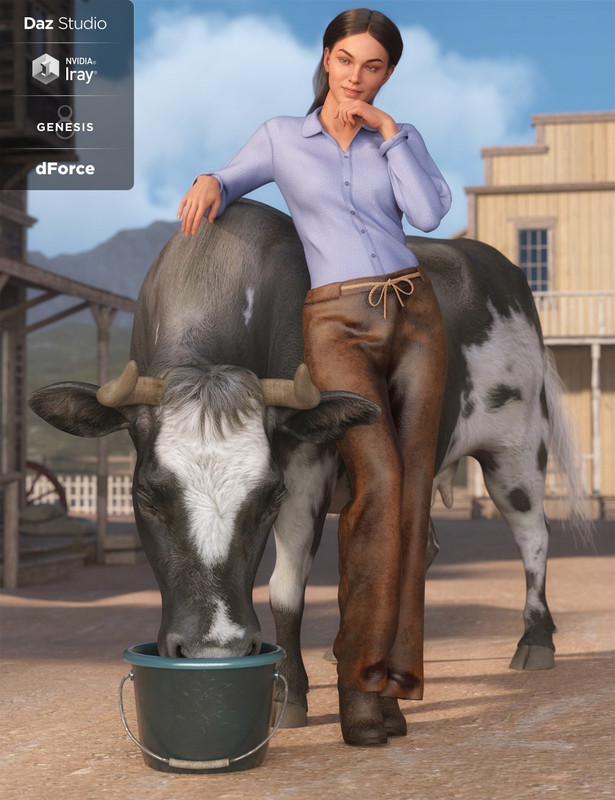 dForce Everyday Cowgirl Textures