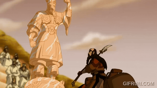 Fire-Nation-soldier-vs-Chin-statue.gif