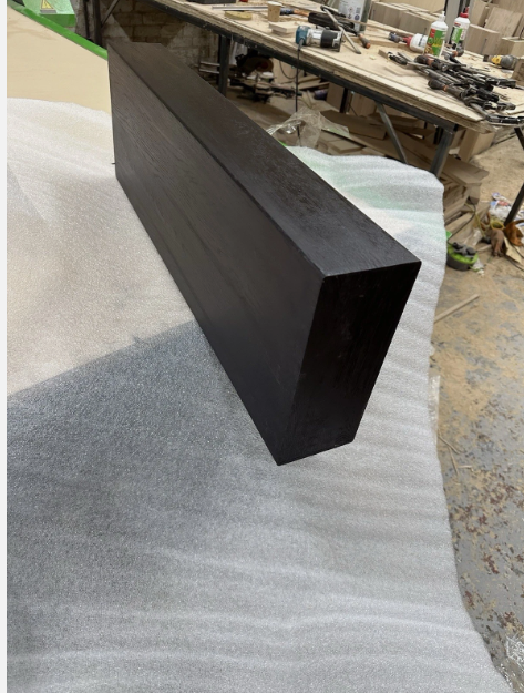 Black Floating Stair Tread
