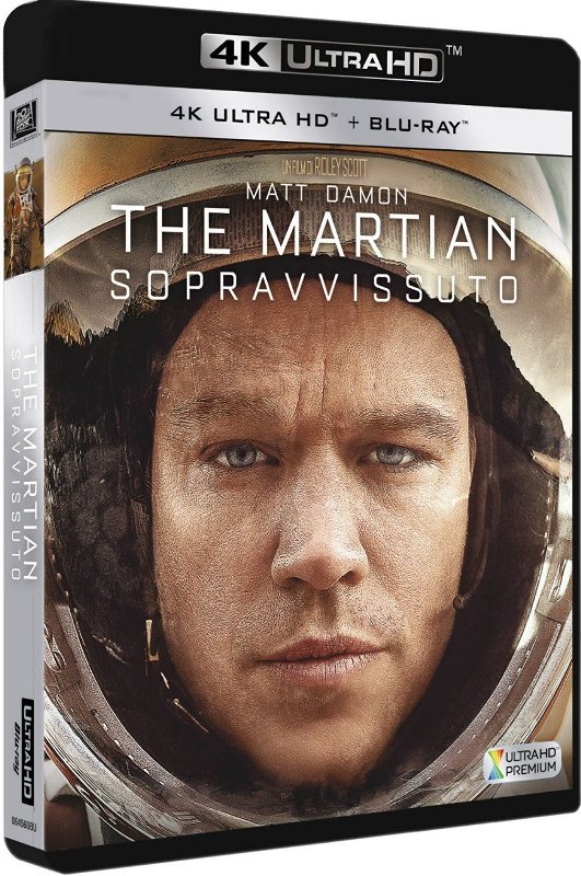Sopravvissuto – The Martian (2015) Full Blu Ray HDR 4K ITA DTS ENG DTS HD MA