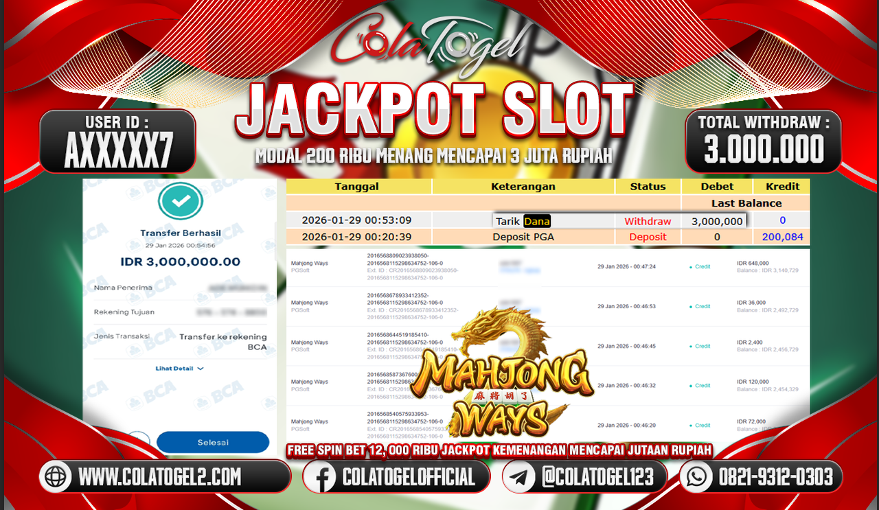 JACKPOT SLOT GACOR!!