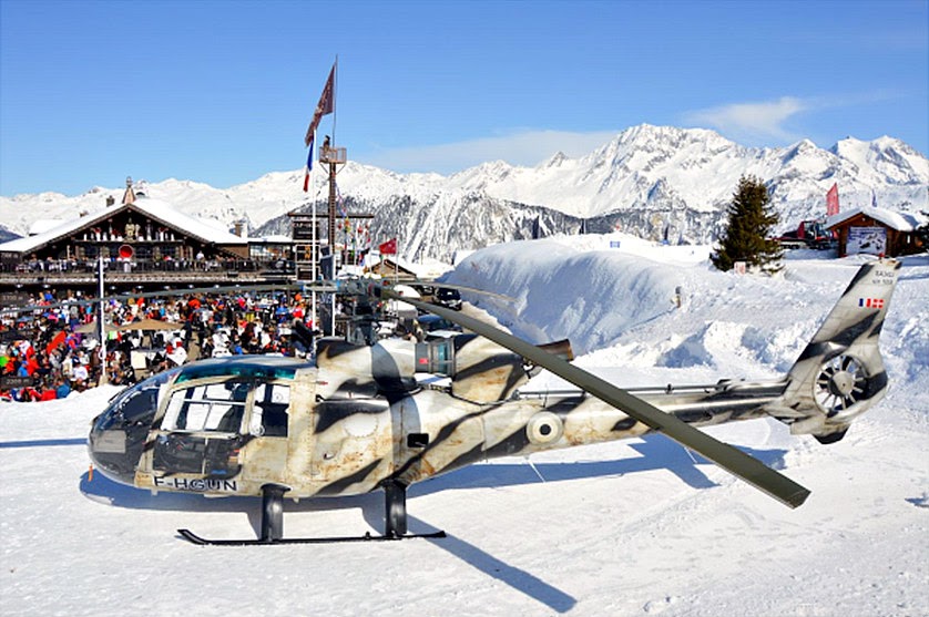 SA342J(S) F-HGUN (cn 1058) Courchevel 11 Mar 16