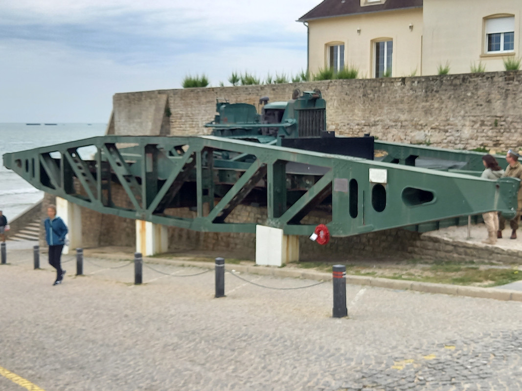 A section of the Mulberry harbour