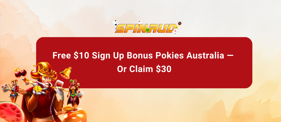 free $10 sign up bonus pokies australia