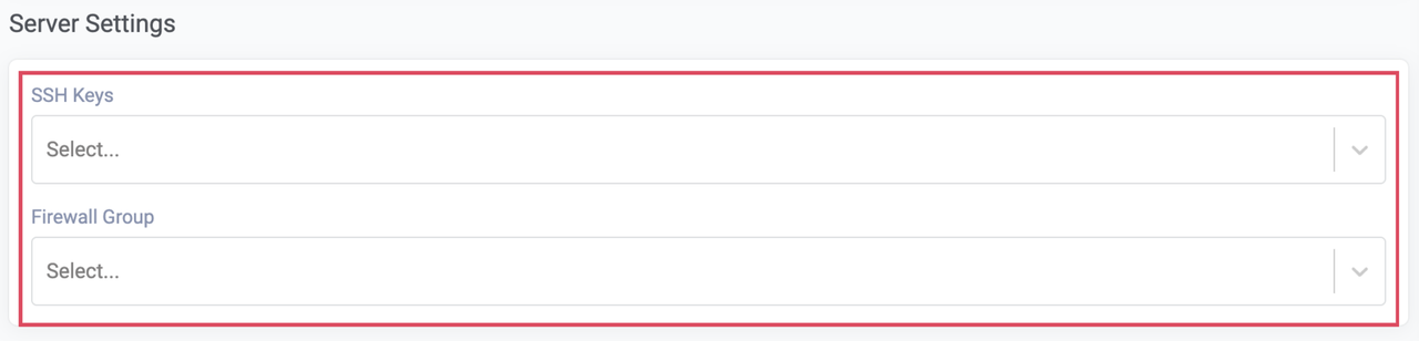 Server Settings