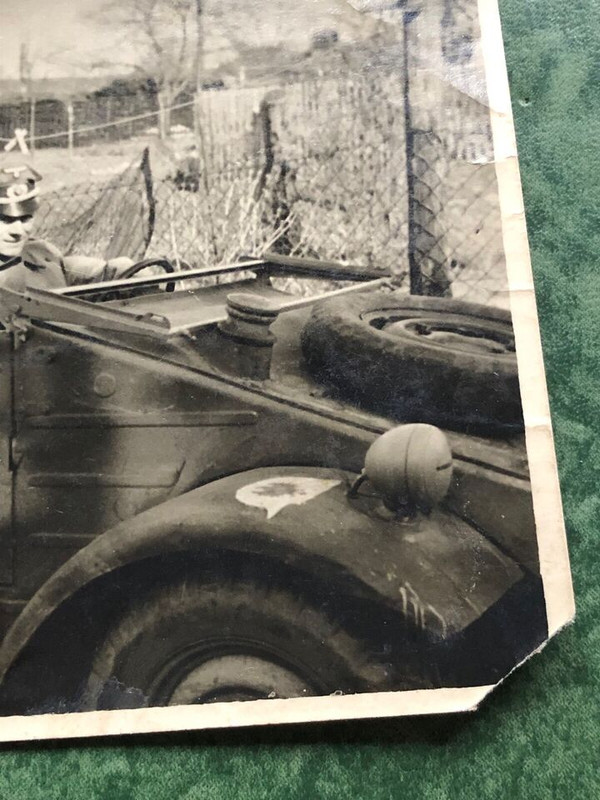 Altes Foto-VW-Volkswagen-Kübel-Kübelwagen-Kennung-Camo-Panzermänner2