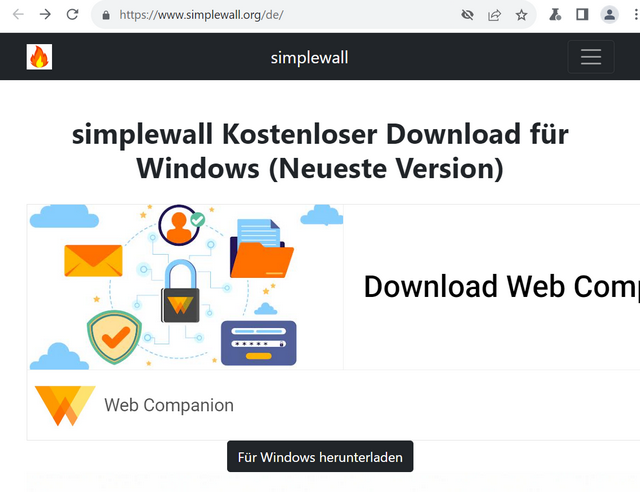 FakeSeite zu SimpleWall