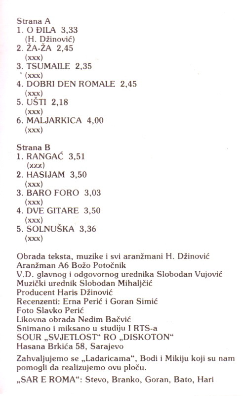 Haris Dzinovic 1985 - 1 kz