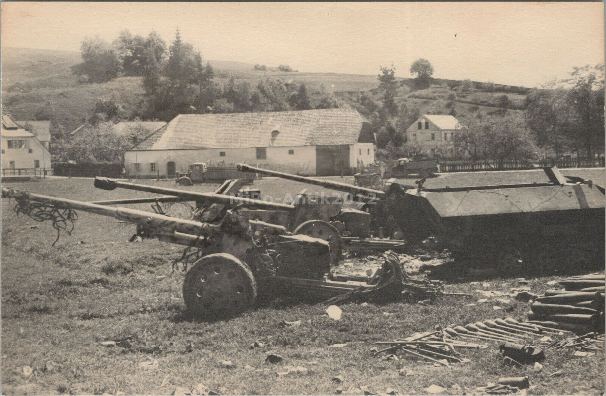 russisches Foto deutscher Geschütze3