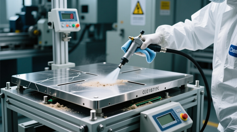 Чистка платформы электронных весов