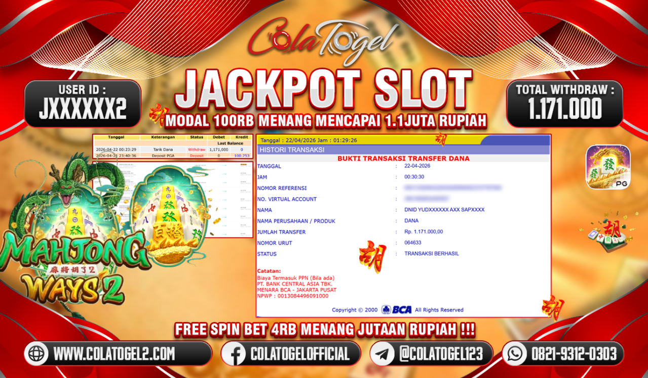 JACKPOT SLOT GACOR!!