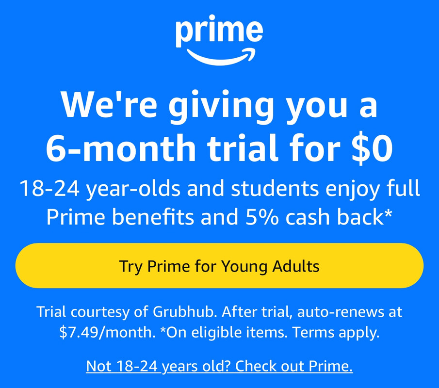 Amazon USA – Try Prime – All for one, and one for all