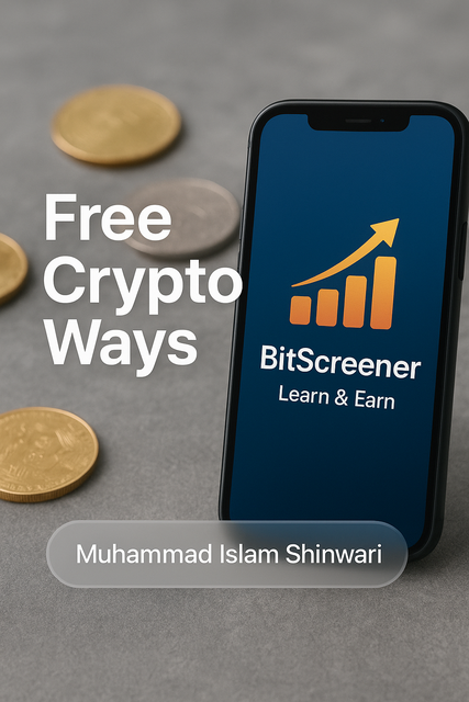 BitScreener – Learn & Earn - Claim Free Bitcoin & Cryptocurrency BitScreener Learn and Earn app - Claim Free Bitcoin & Cryptocurrency