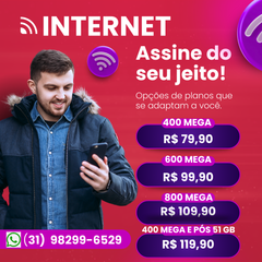 Internet Fibra 400 Mega
