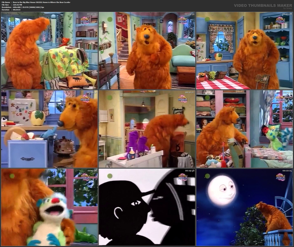 Bear in the Big Blue House S01E01 Home is Where the Bear Is.mkv