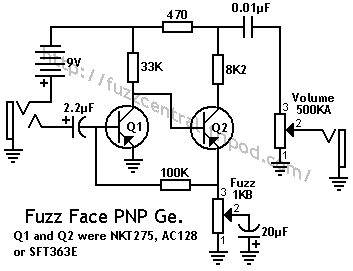 fuzzfacepnpschematic
