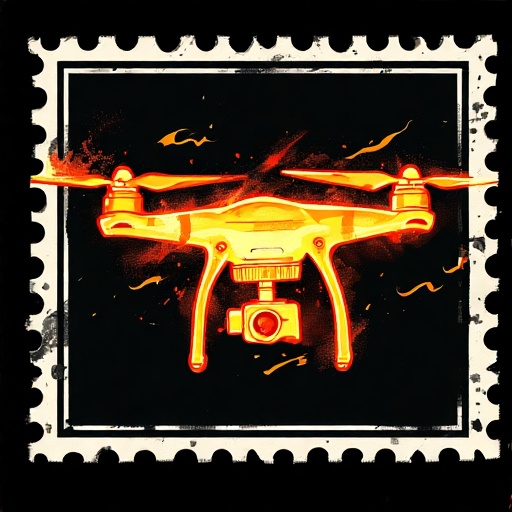 Postal-stamp-style-art-of-a-fl-1