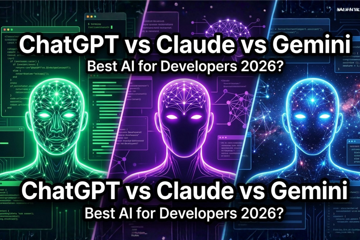 ChatGPT vs Claude vs Gemini AI coding assistant comparison for developers in 2026