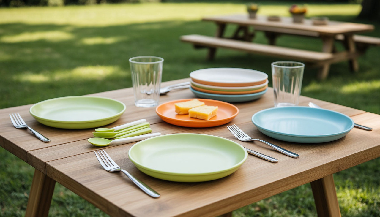 Многоразовая пластиковая посуда