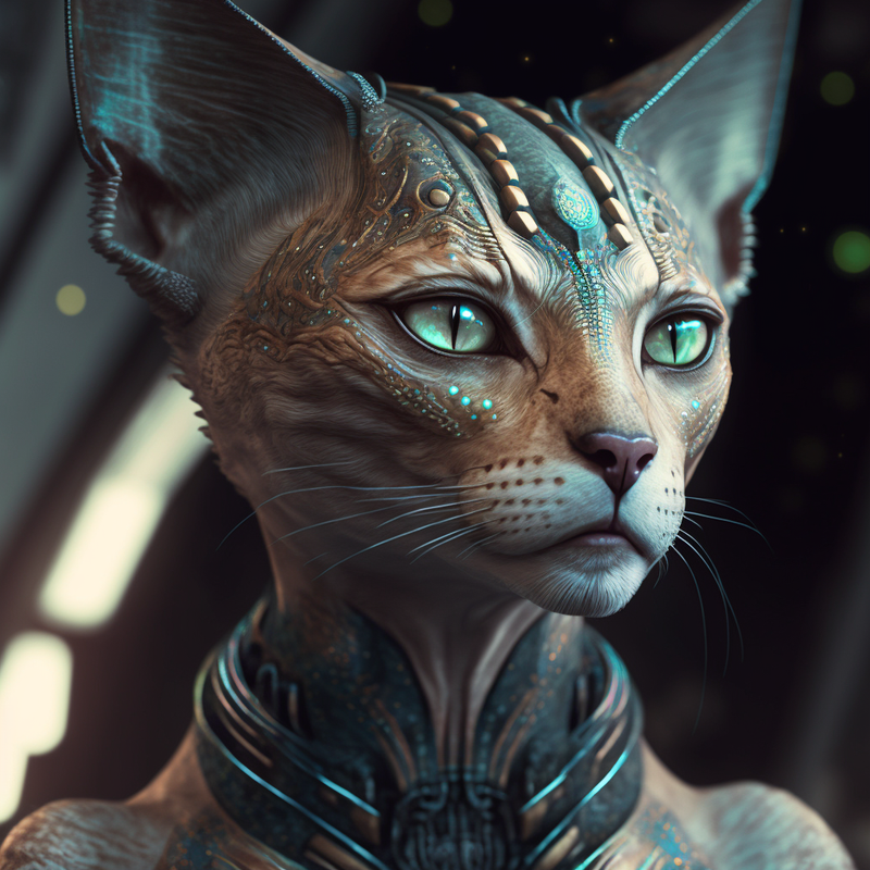 truesight91_An_alien_feline_star_woman_s