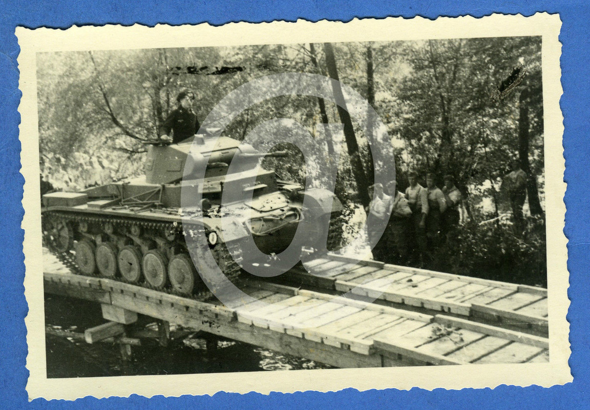 Foto - Grenzübergang Ausbildung - Luxemburg Belgien Panzer Div Pioneer