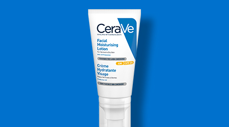CeraVe Хидратиращ крем за лице SPF25 се предлага в опаковка от 52 мл