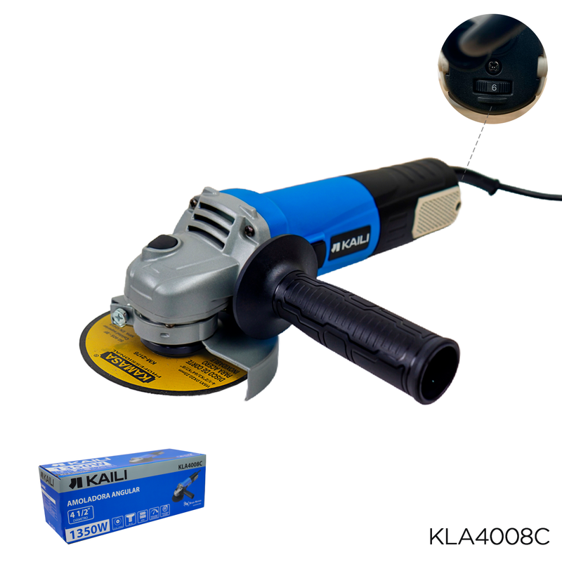 AMOLADORA ANGULAR 1350W 115MM KAILI
