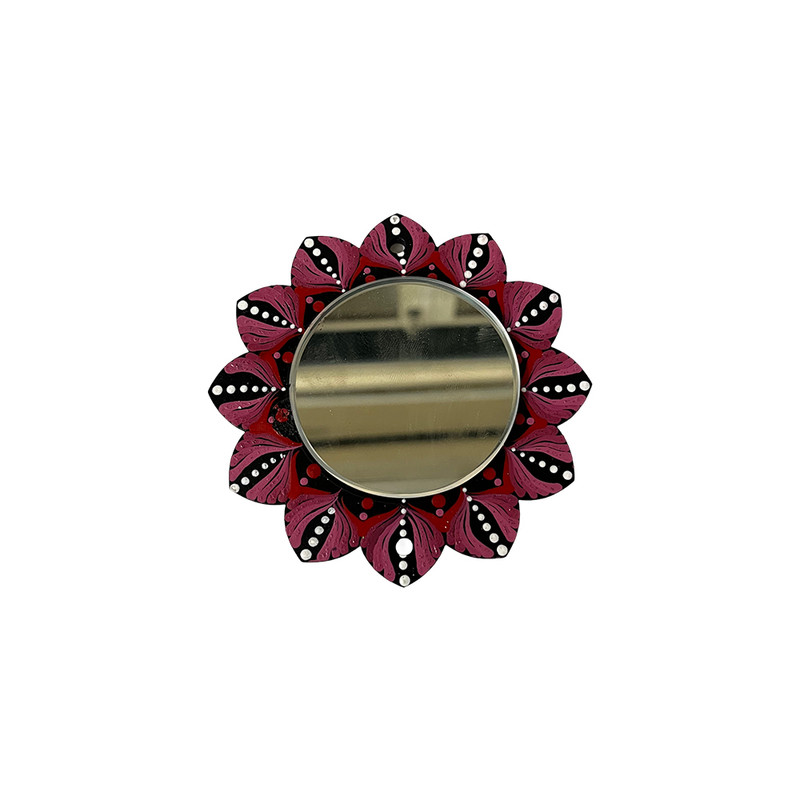 Penkraft Unique designed Hand Mirror Pattern-3