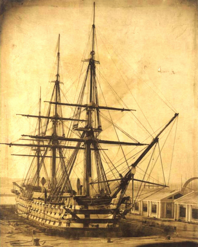 Duke of Wellington в Keyham (Англия) в 1854-1