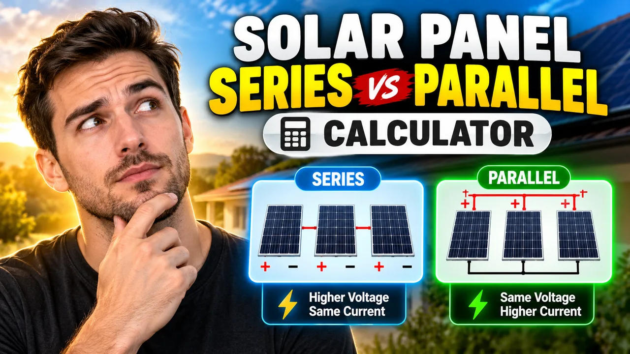 Solar Panel Series Vs Parallel Calculator Online