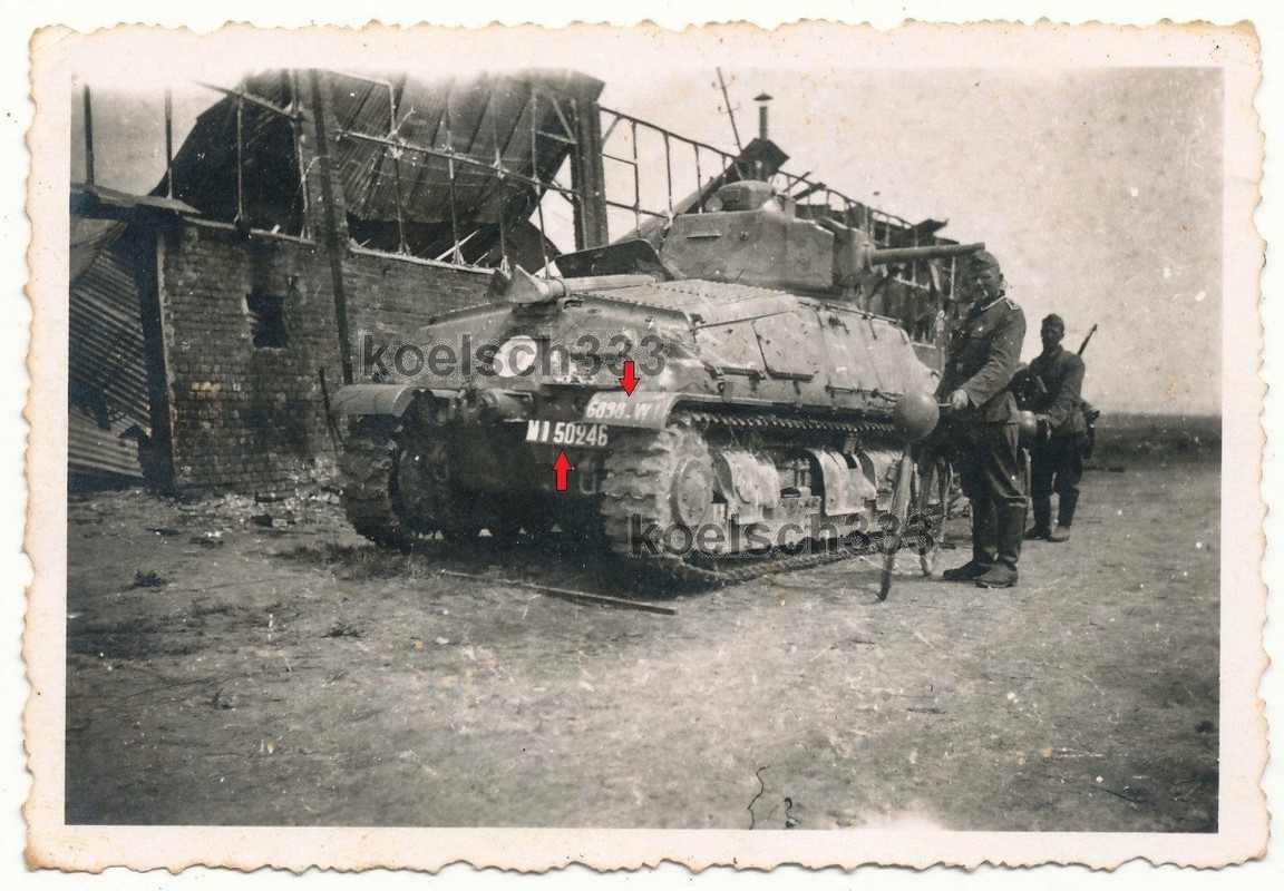 Foto französischer SOMUA Tank Wehrmacht Beute Pa