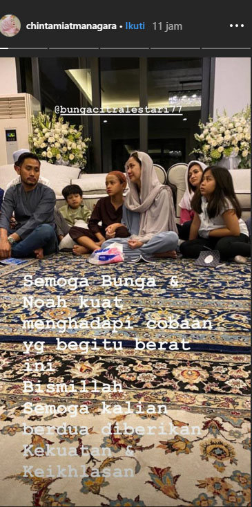 Postingan Instagram Story Cintami Atmanagara
